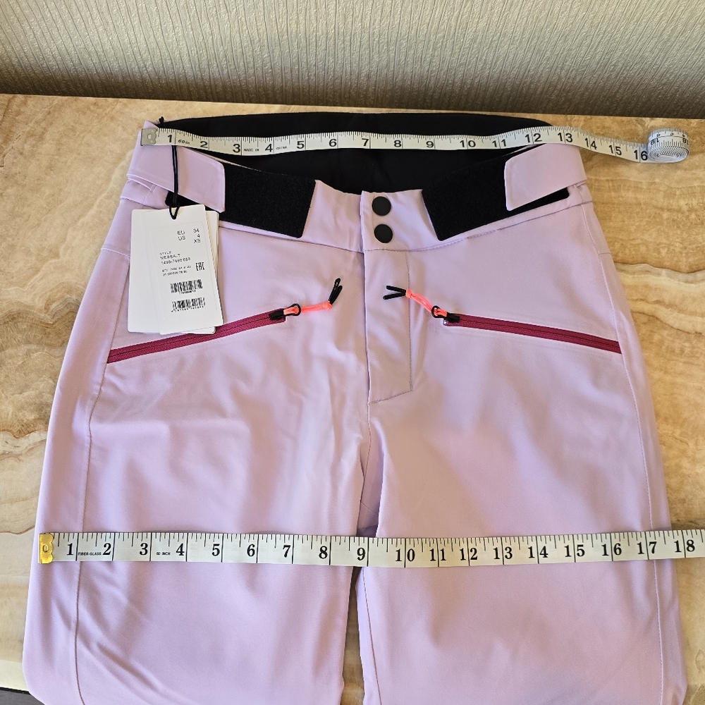 Bogner Loveshackfancy Nessa Ski Pants Lavender Mist Hibiscus Purple - Picture 5 of 16